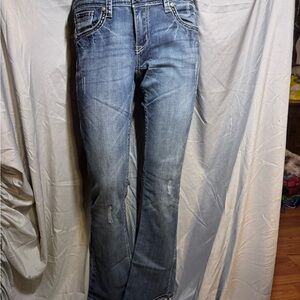 Grace in LA boot cut Stylish Blue Denim Jeans 1-11